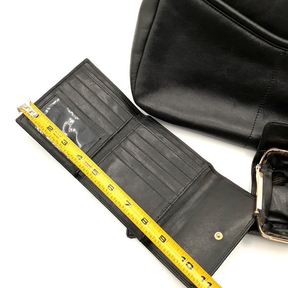 Rare vintage etienne aigner soft leather purse w/ matching wallet and coin case - Picture 7 of 16